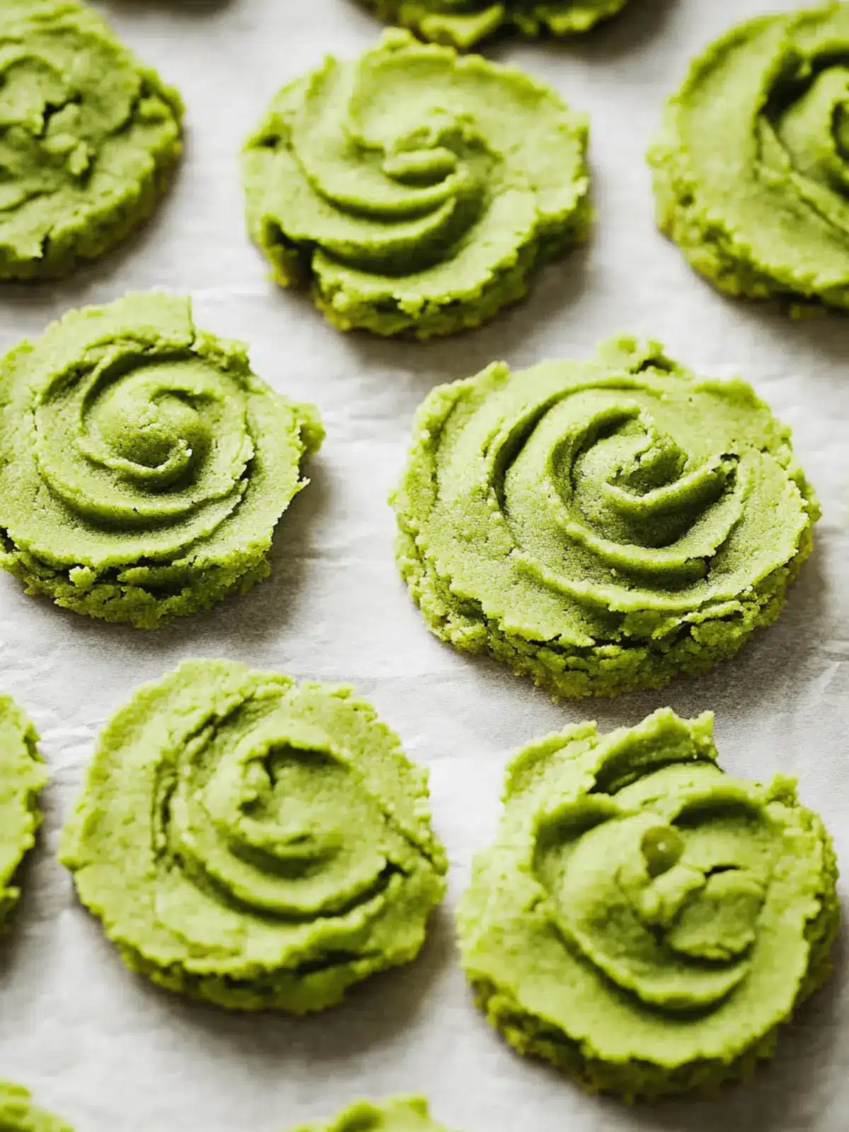 Matcha Butter Cookies