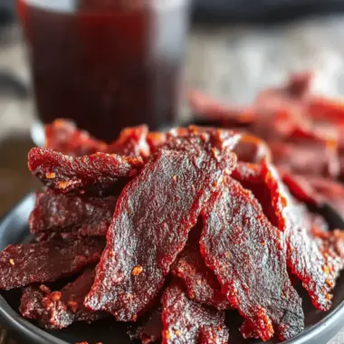 Big Red and Chipotle Beef Jerky