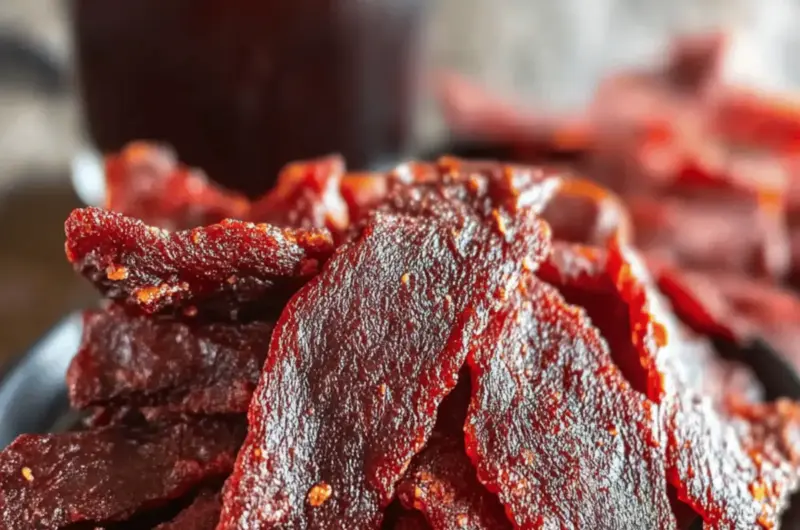 Big Red and Chipotle Beef Jerky