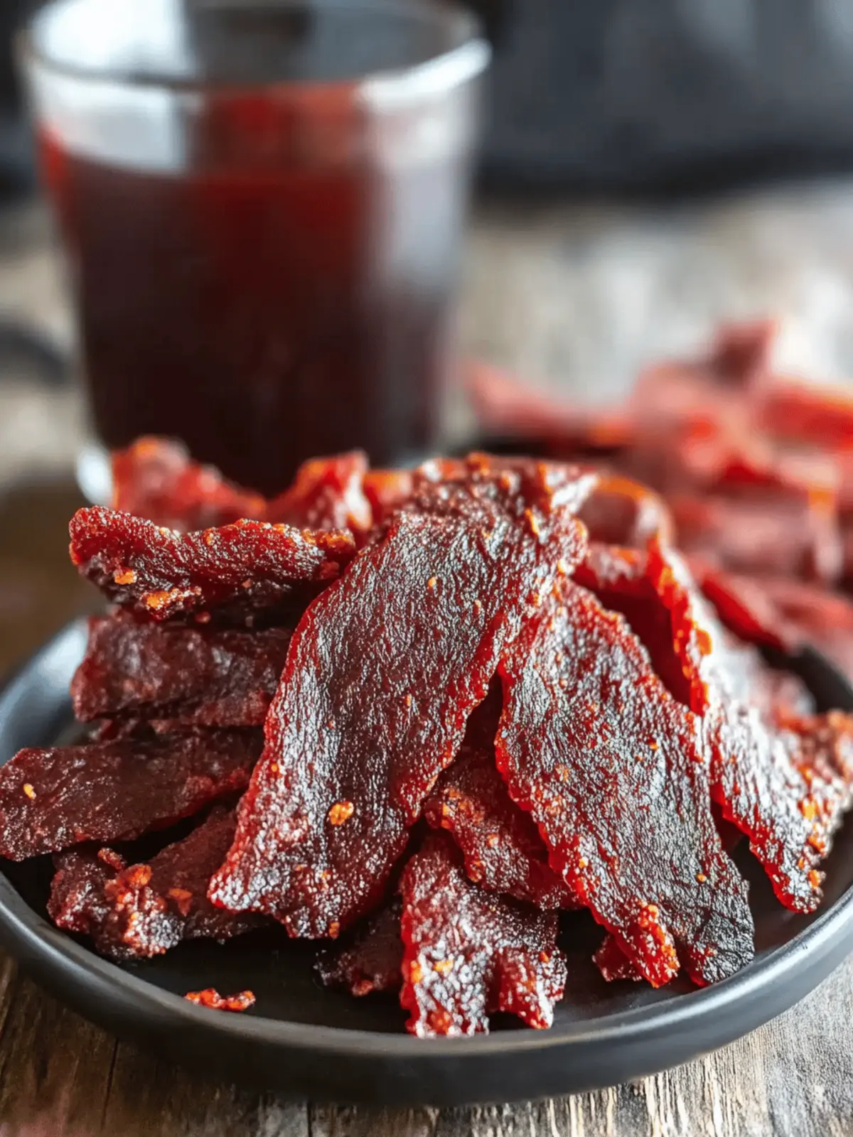Big Red and Chipotle Beef Jerky
