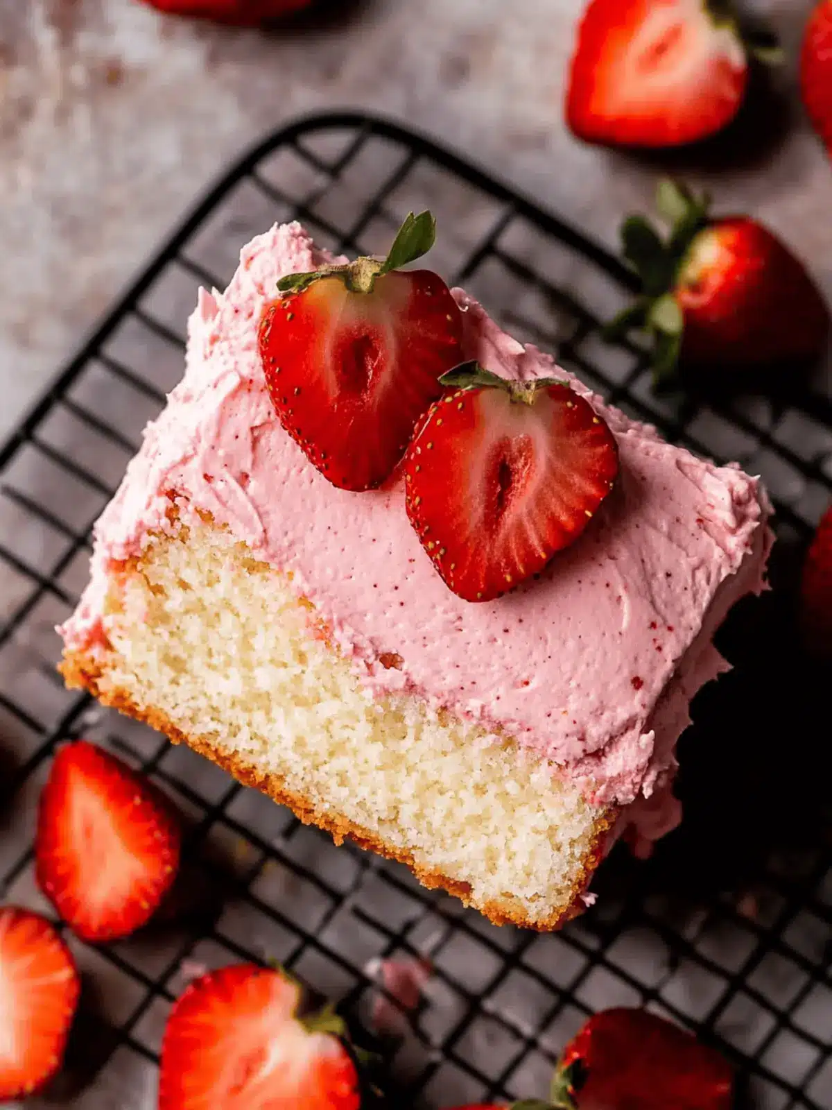 Strawberry Mousse Cake