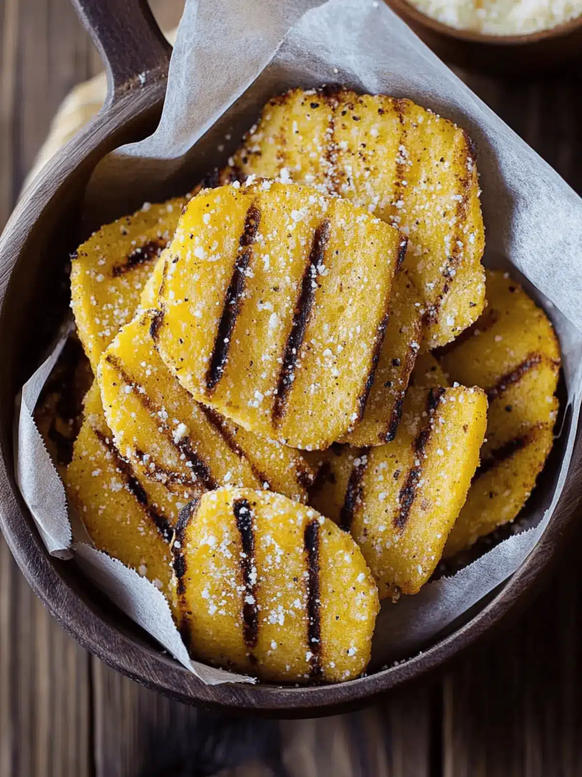 Delicious Grilled Parmesan Polenta Chips for Perfect Snacking 4 Grilled Parmesan Polenta Chips