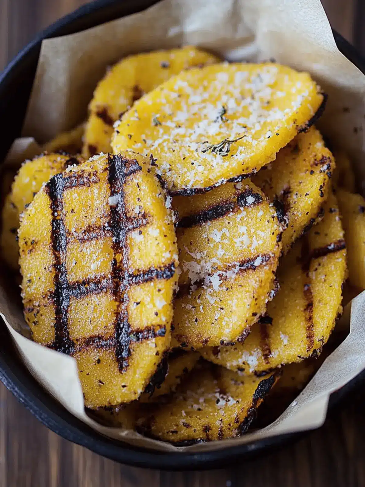 Delicious Grilled Parmesan Polenta Chips for Perfect Snacking 2 Grilled Parmesan Polenta Chips