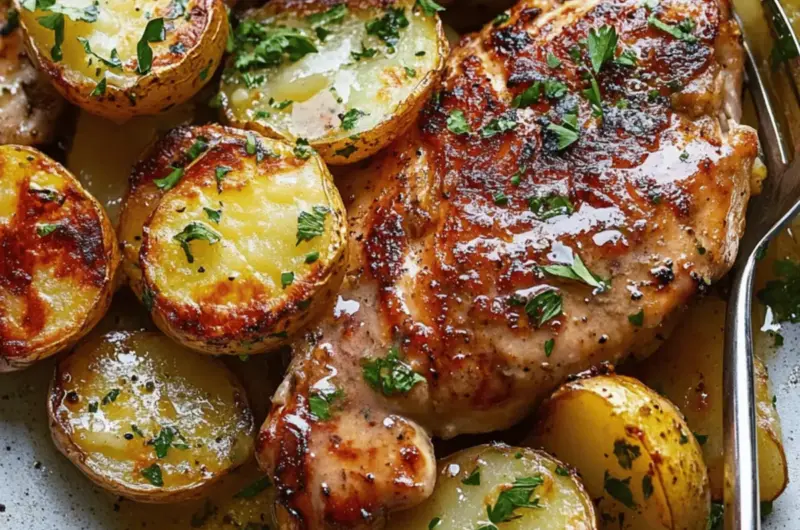 Chile-Butter Chicken With Vinegared Potatoes for a Flavor Feast 1 Chile-Butter Chicken With Vinegared Potatoes