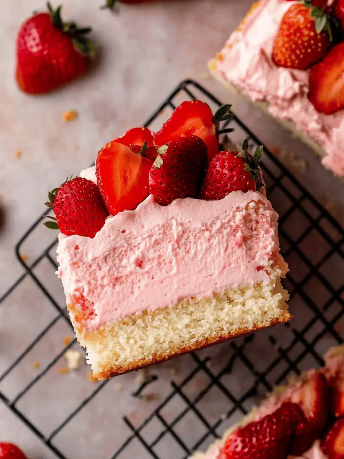 Strawberry Mousse Cake