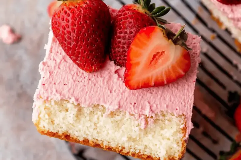 Strawberry Mousse Cake