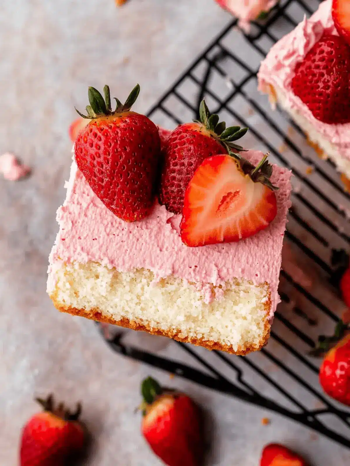 Strawberry Mousse Cake