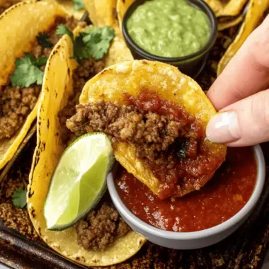 Crispy Ground Beef Tacos