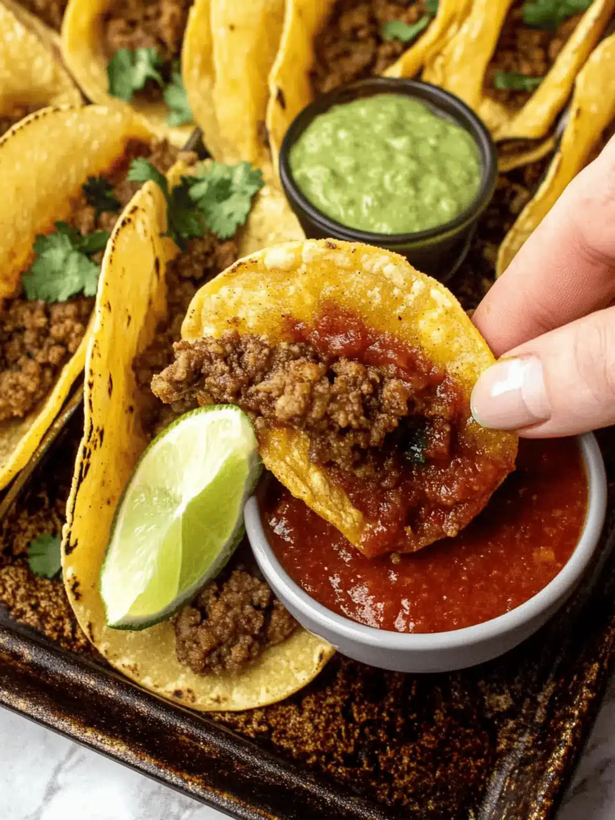 Crispy Ground Beef Tacos