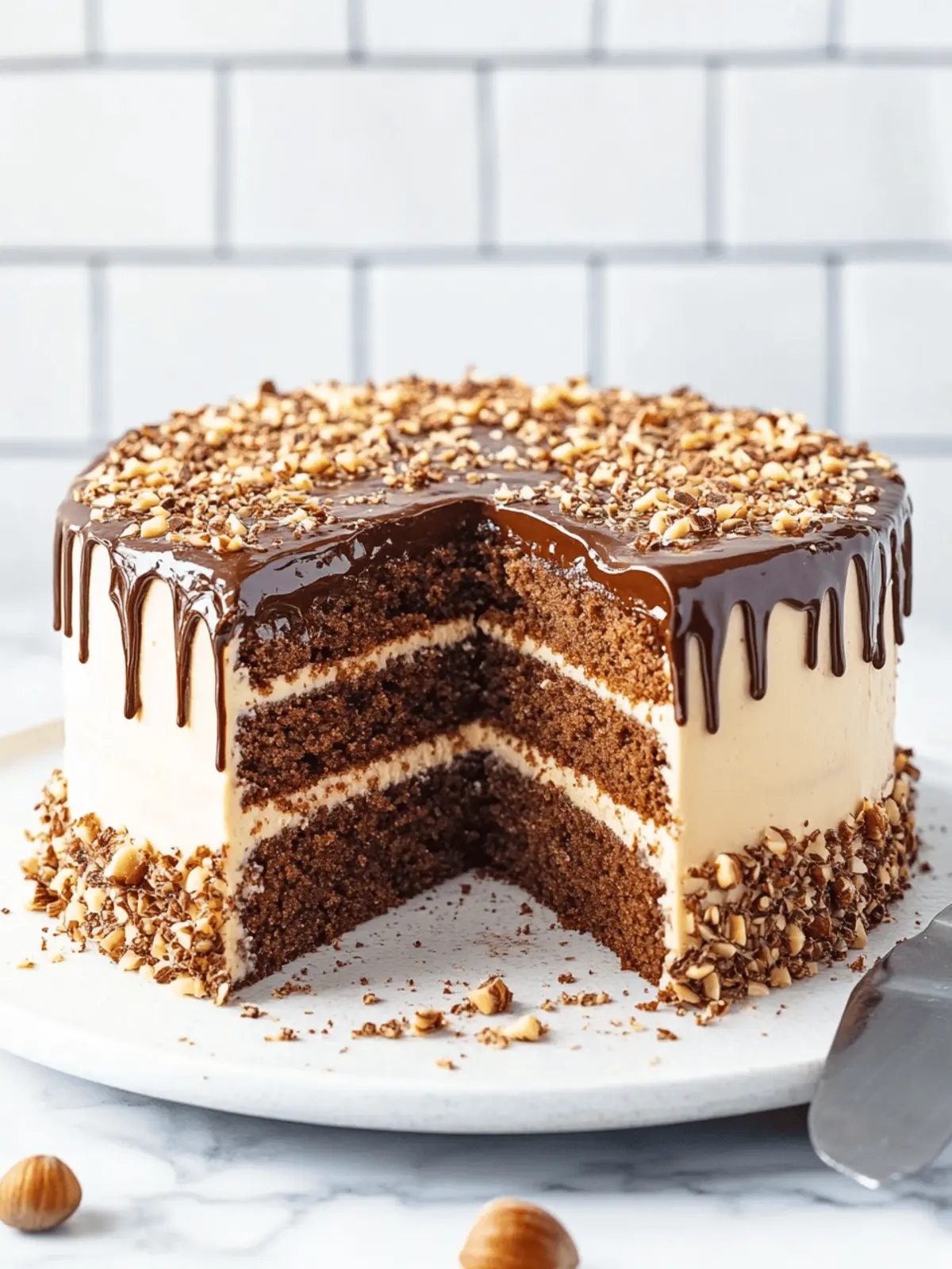 Decadent Hazelnut and Chocolate Hazelnut Cake for Special Moments 2 Hazelnut And Chocolate Hazelnut Cake