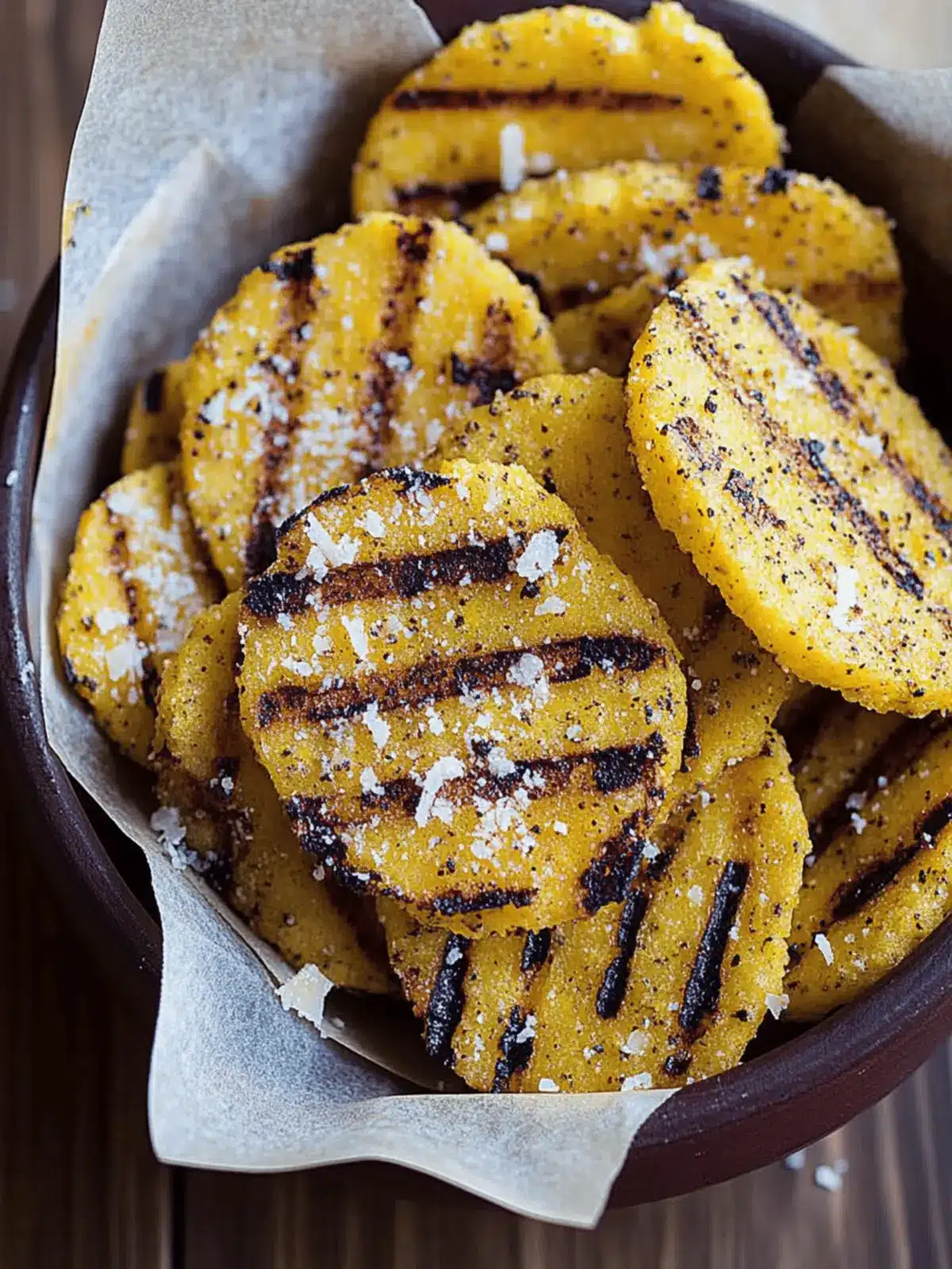 Delicious Grilled Parmesan Polenta Chips for Perfect Snacking 3 Grilled Parmesan Polenta Chips