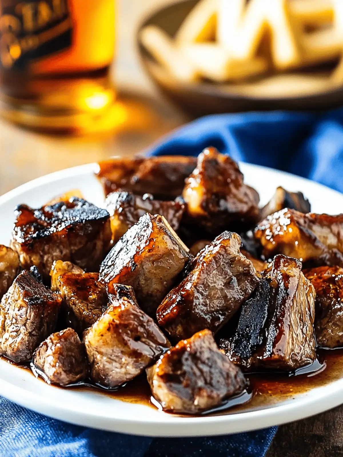 Honey Bourbon Steak Tips: Savory, Simple, and Satisfying! 2 Honey Bourbon Steak Tips