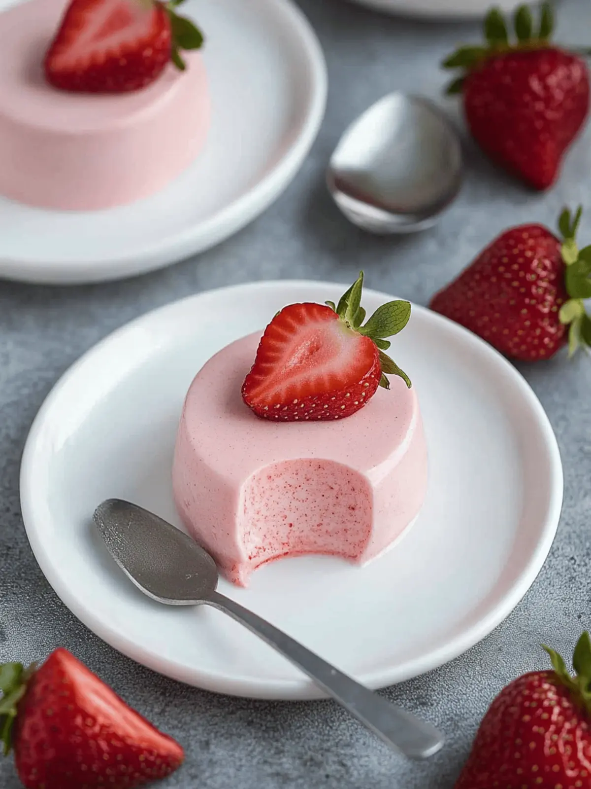 Strawberry Panna Cotta