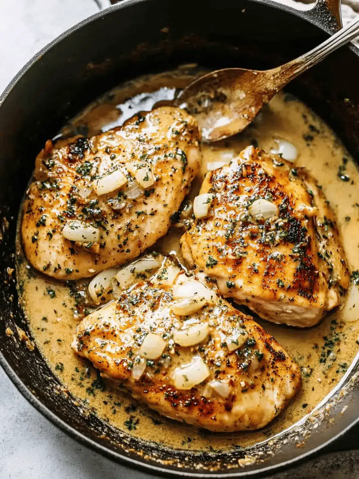 Creamy Garlic Sauce Chicken