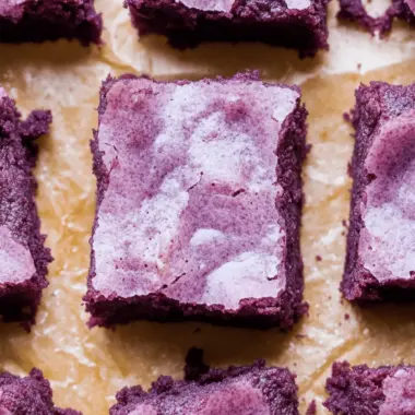 Ube Brownies