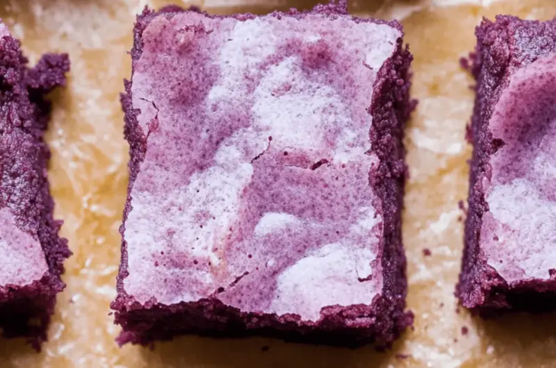 Ube Brownies