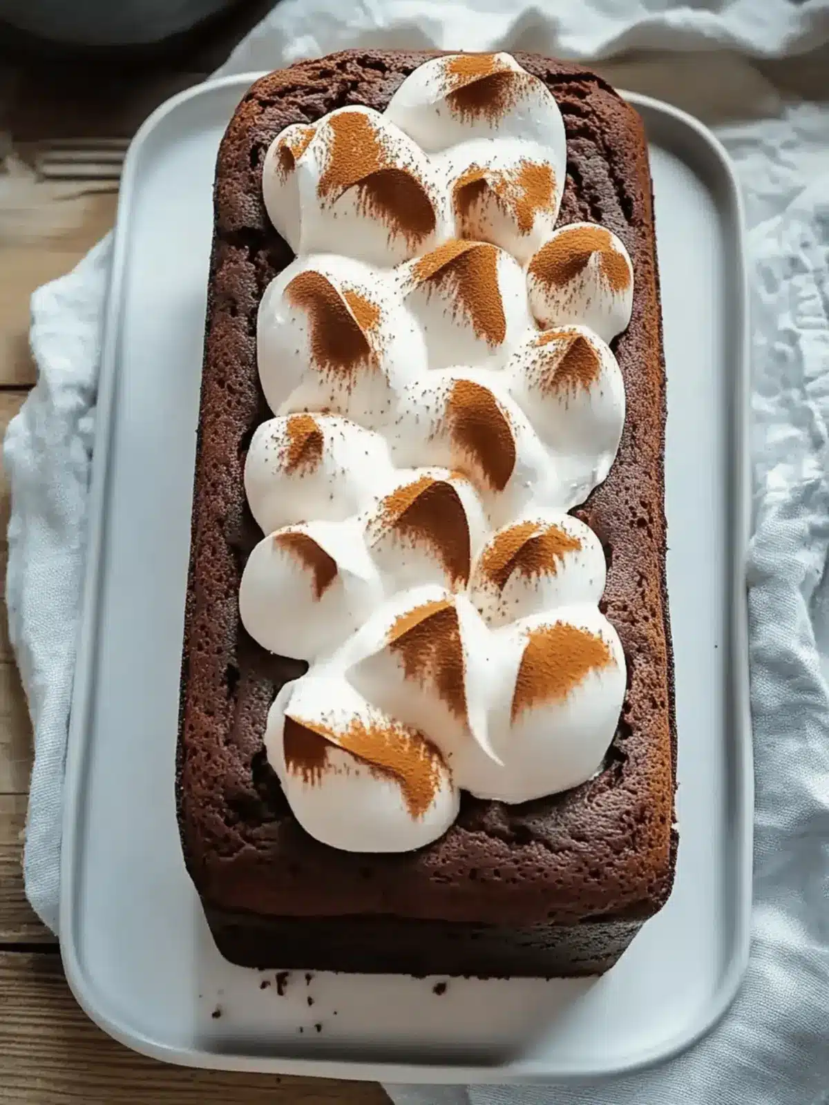Mouthwatering S'Mores Loaf Cake
