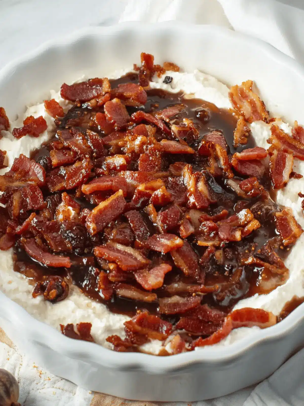 Boursin Dip With Bacon And Fig