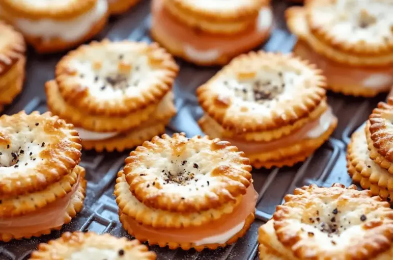 Ritz Cracker Party Sandwiches