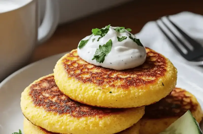 Breakfast Polenta Cakes