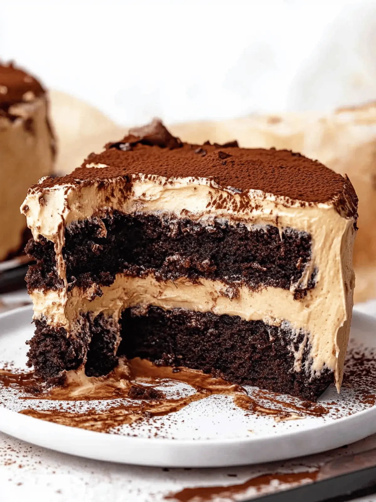 Decadent Chocolate Tiramisu Fudge Cake You’ll Adore 3 Chocolate Tiramisu Fudge Cake