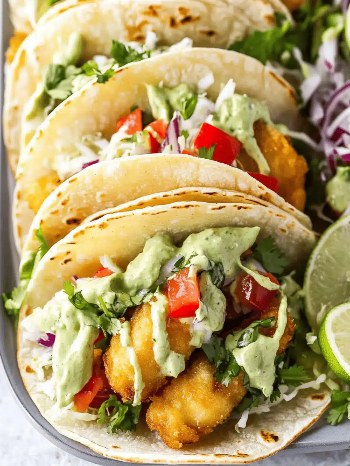 Crispy Baja Fish Tacos