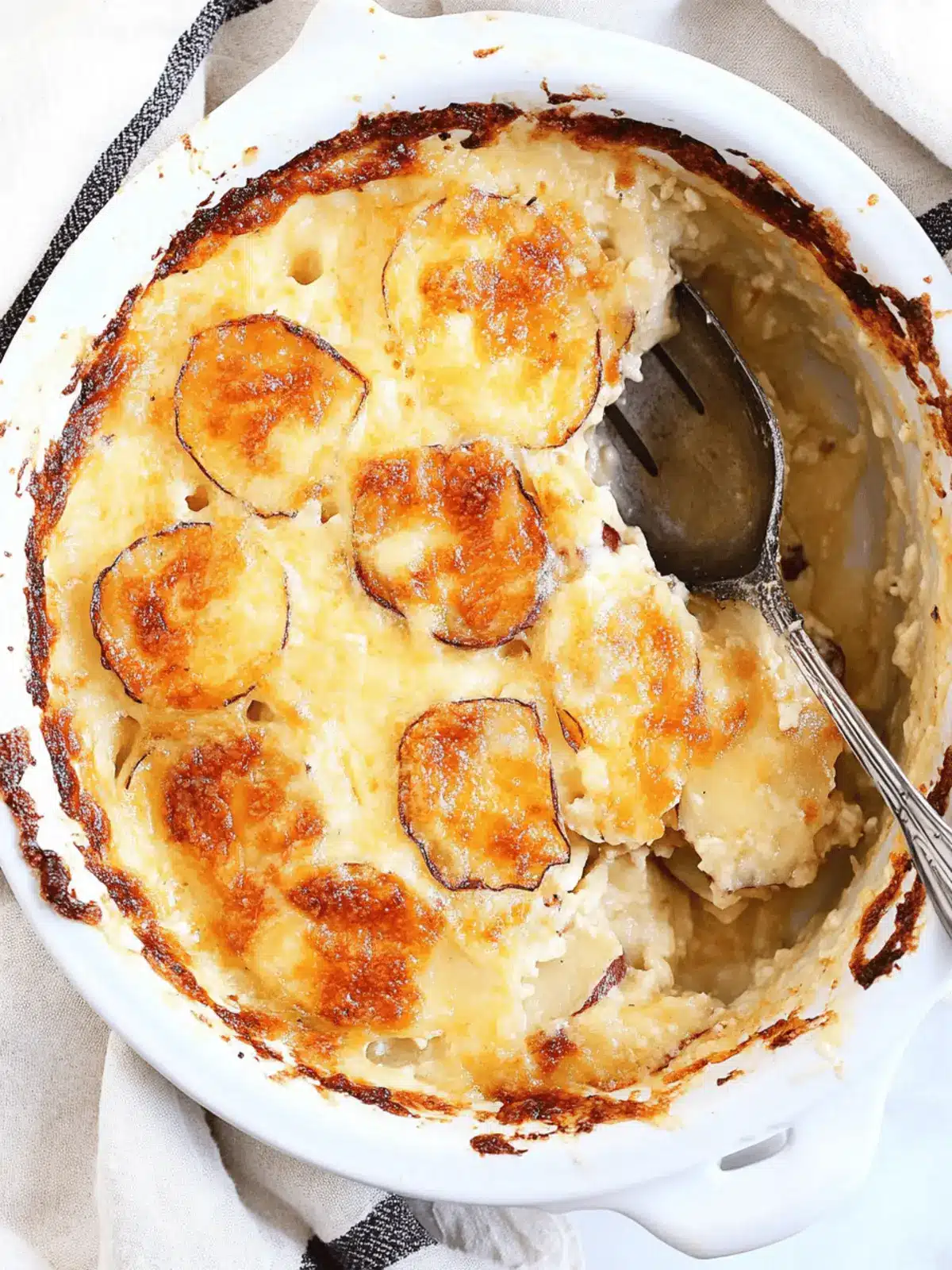 Scalloped Turnips Au Gratin