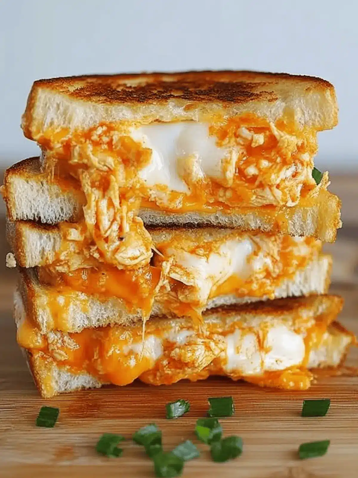Buffalo Chicken Grilled Cheese