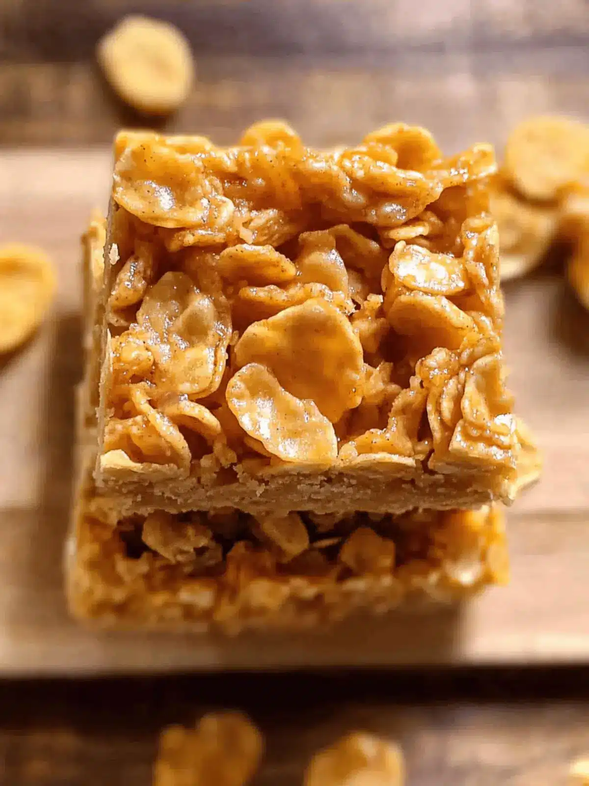 Peanut Butter Cornflake Bars