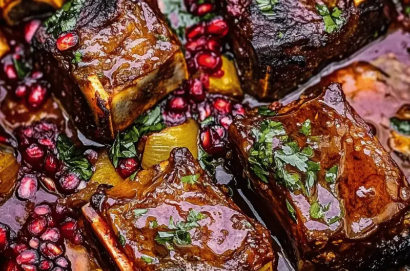 Red Wine & Pomegranate Short Ribs