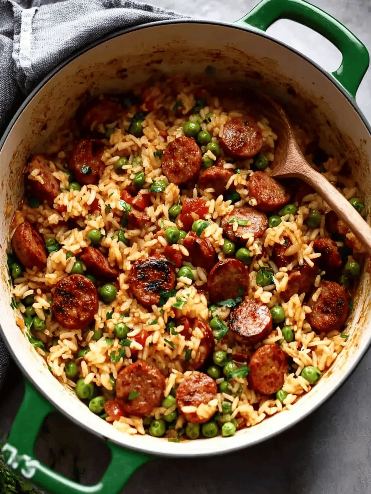 Smoked Sausage and Rice