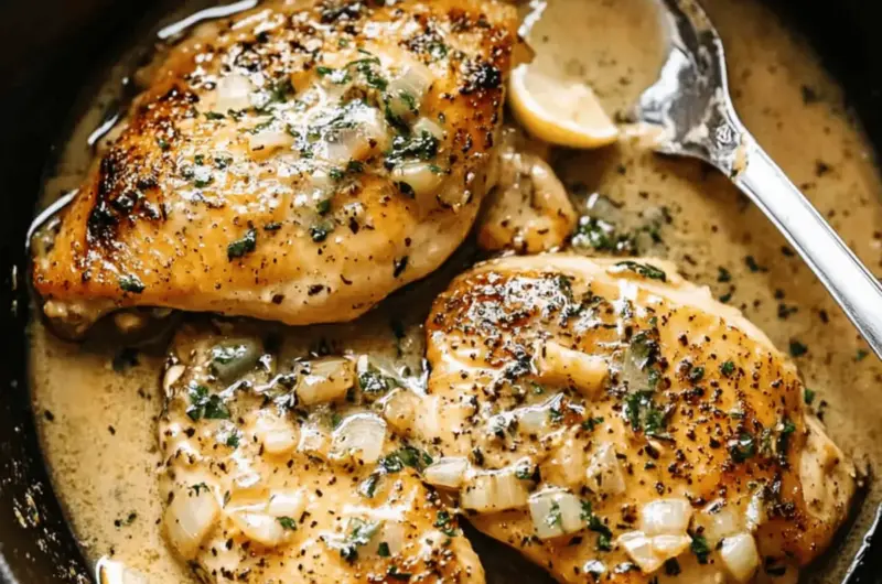 Creamy Garlic Sauce Chicken