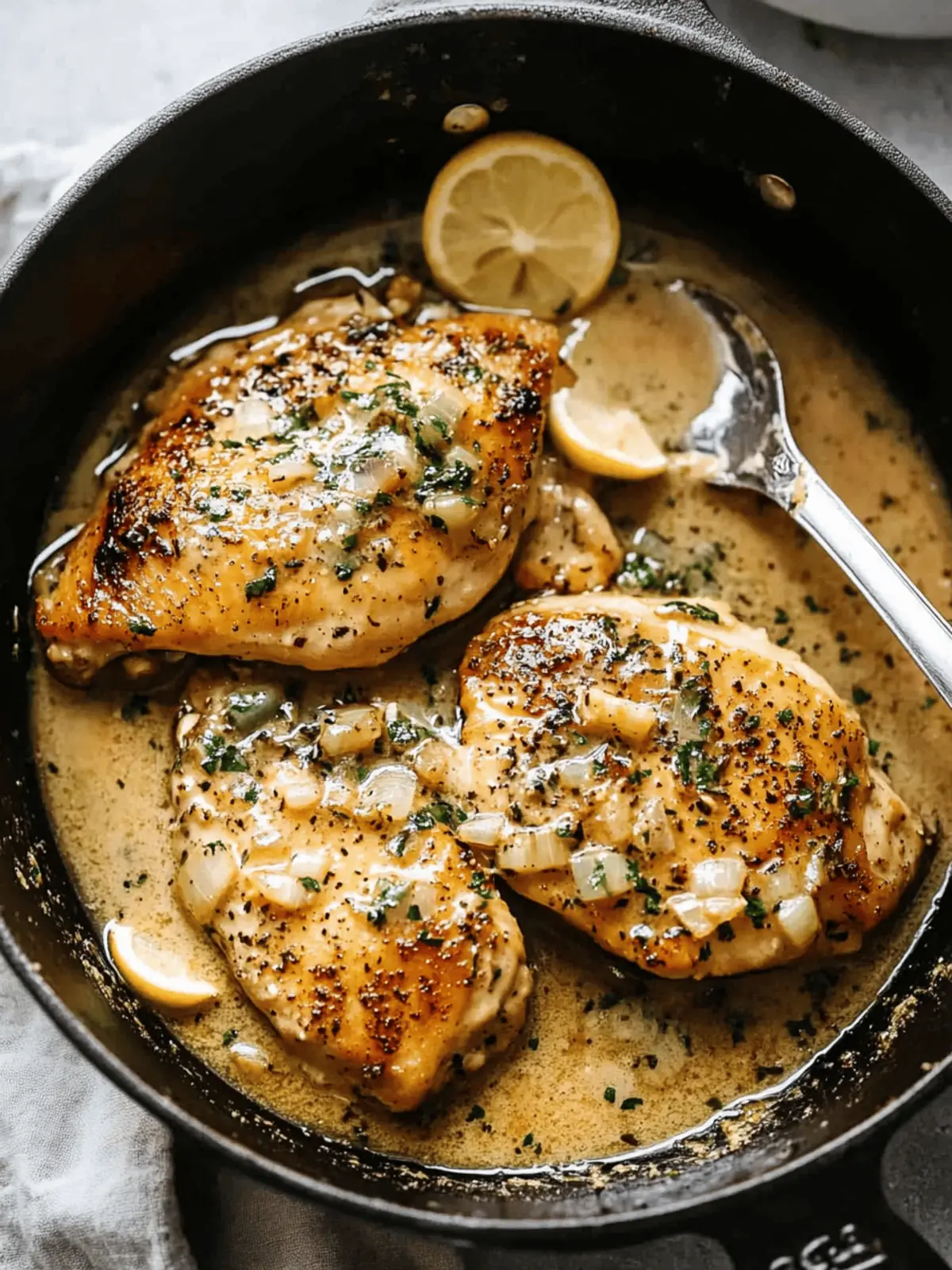 Creamy Garlic Sauce Chicken
