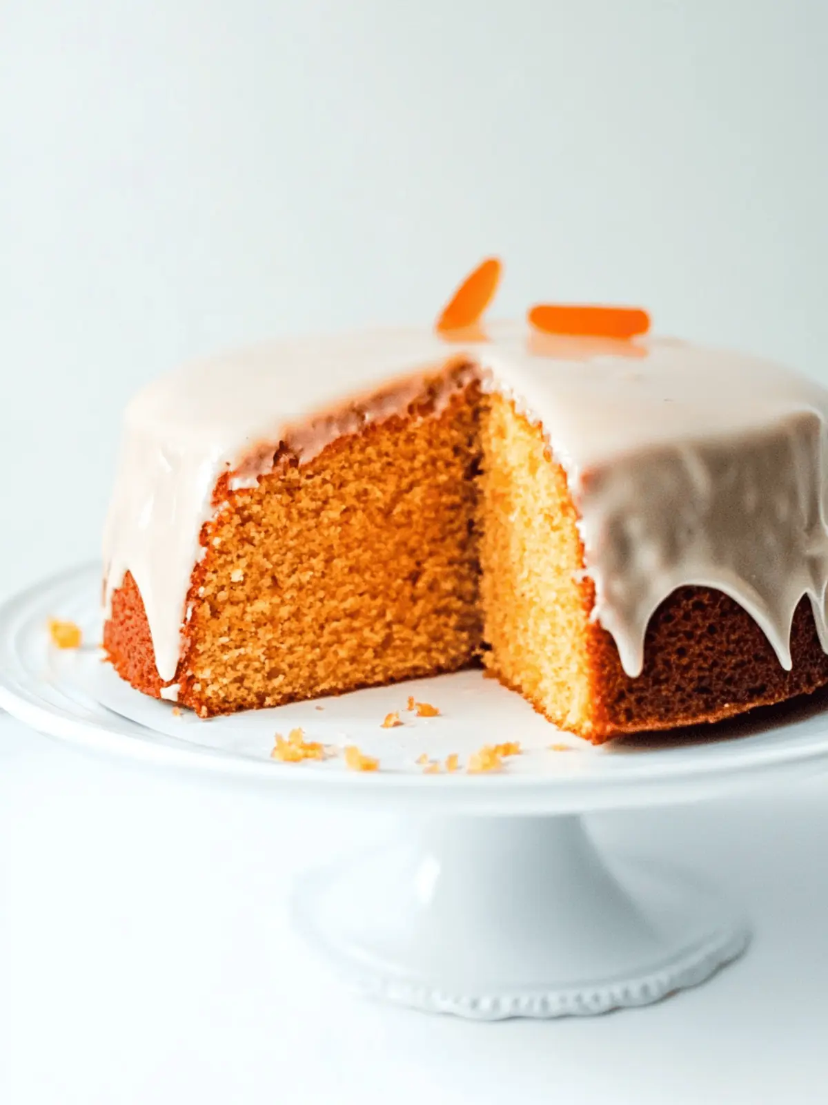 Thai Tea Cake with Condensed Milk Glaze