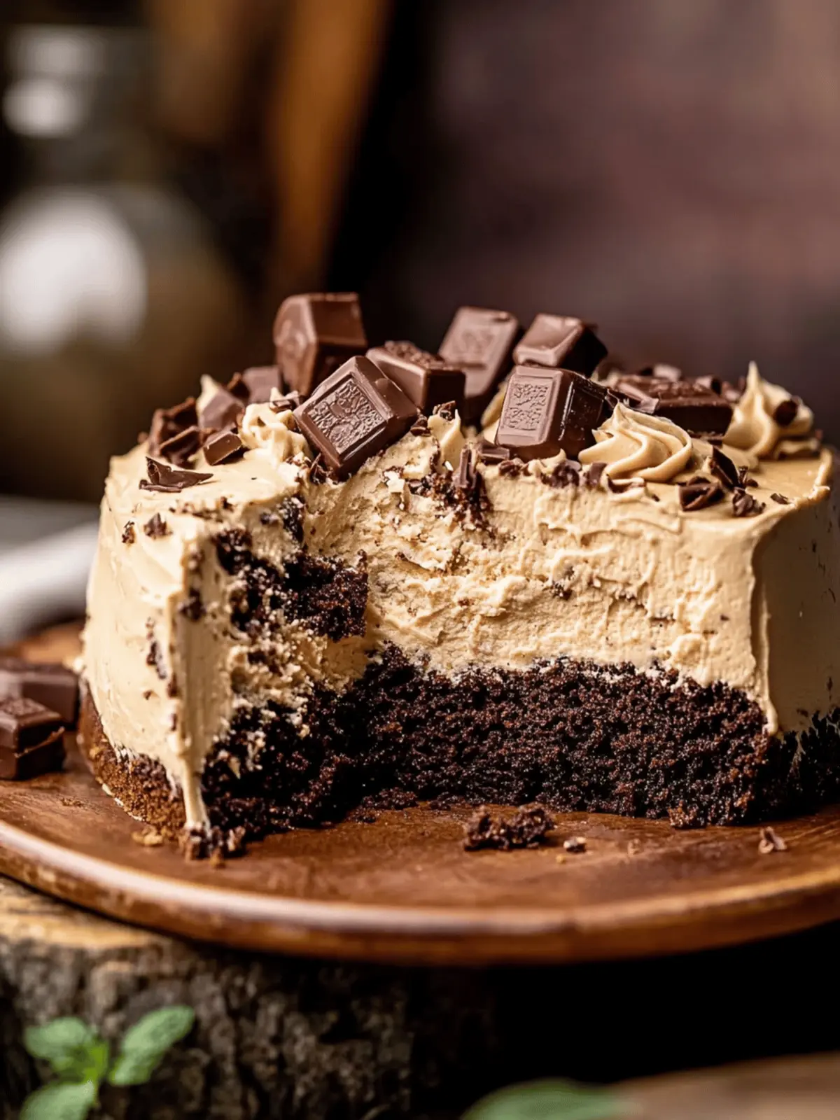 Irresistible Snickers Cake with Creamy Peanut Butter Frosting 3 Snickers Cake