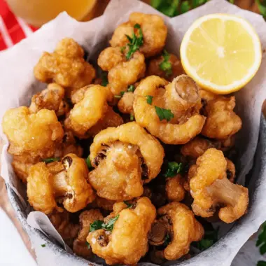 Beer Battered Fried Mushrooms