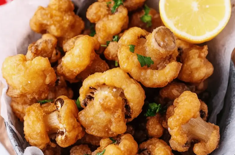 Crispy Beer Battered Fried Mushrooms Everyone Will Love 1 Beer Battered Fried Mushrooms