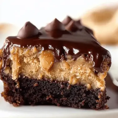 Chocolate Peanut Butter Ooey Gooey Cake