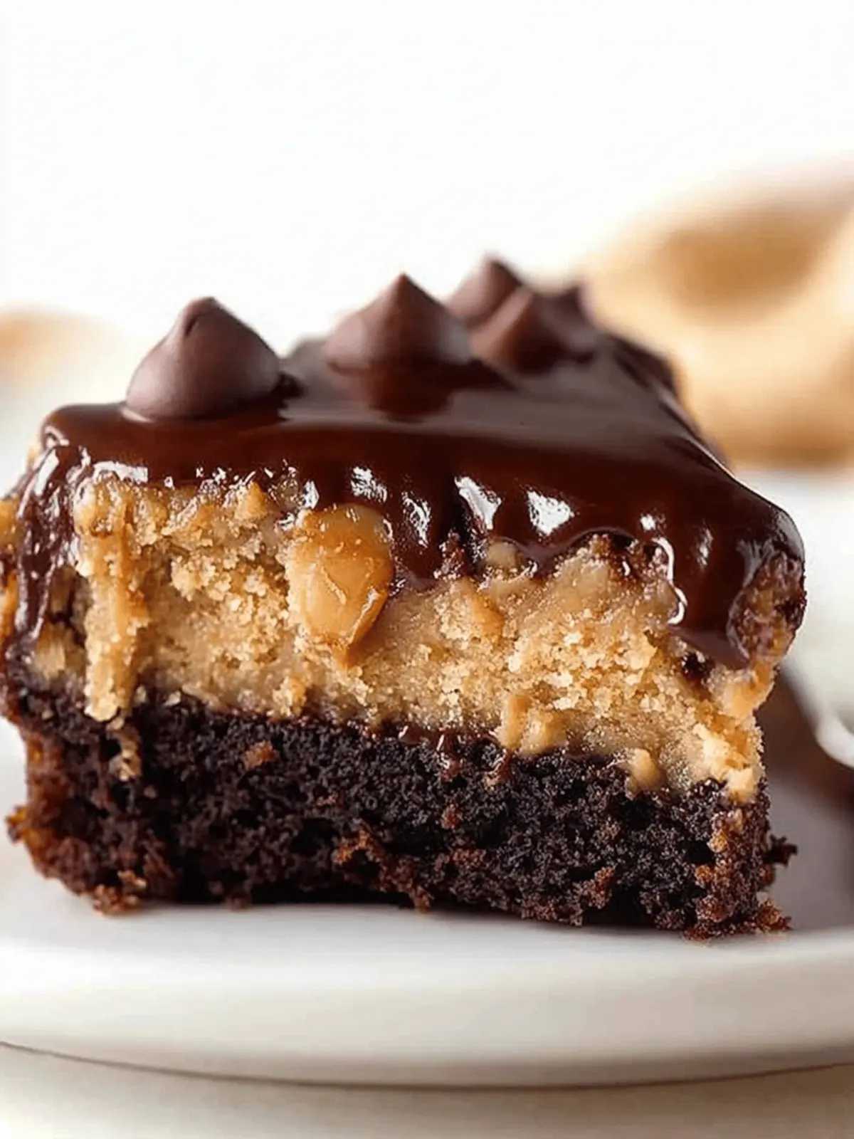 Chocolate Peanut Butter Ooey Gooey Cake
