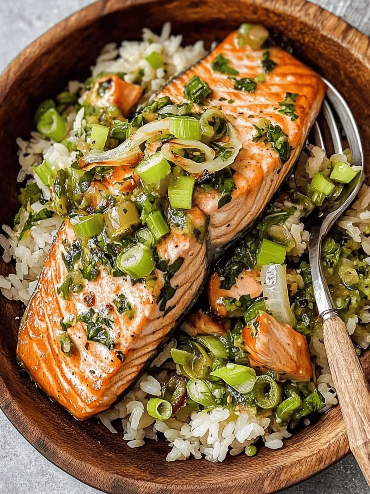 Miso Butter Salmon with Sizzled Scallion Salsa Verde Magic 4 Miso Butter Salmon with Sizzled Scallion Salsa Verde