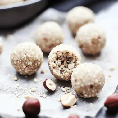 Tahini Hazelnut Balls