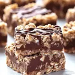 No Bake Chocolate Oatmeal Bars