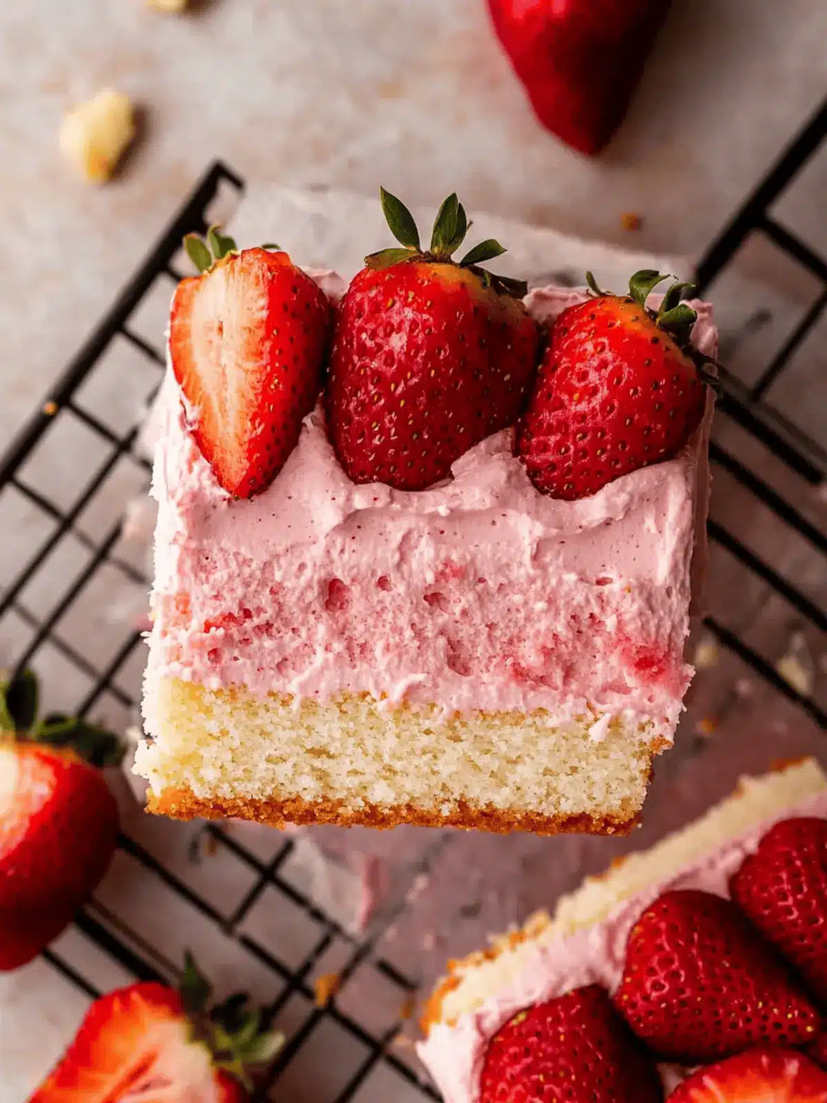 Strawberry Mousse Cake