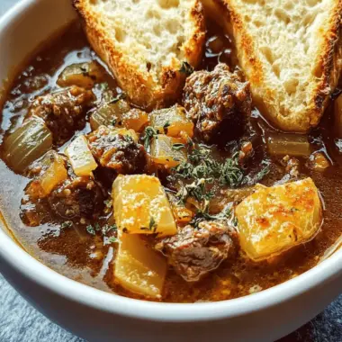 French Onion Beef Stew