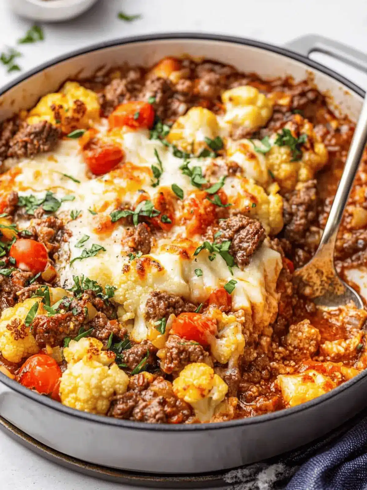 Beef + Cauliflower Stove-top Casserole