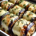 Cheesy Eggplant Rolls