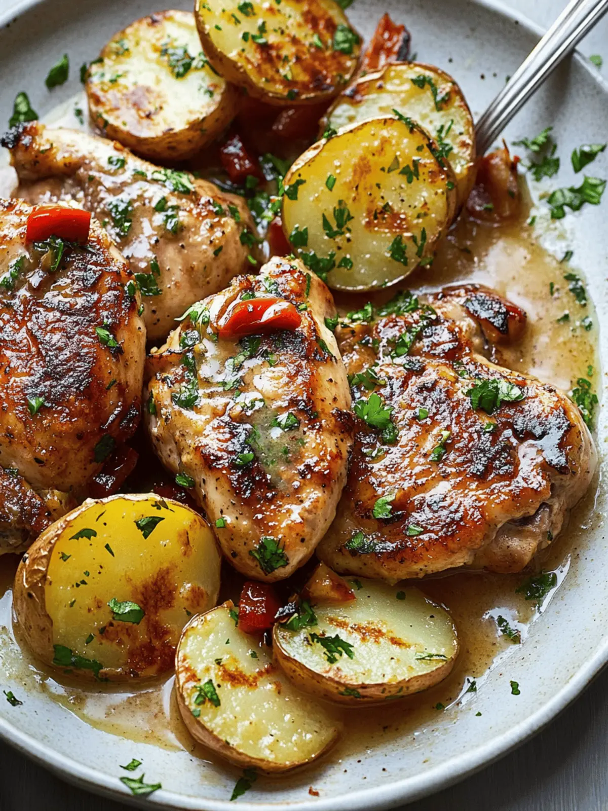 Chile-Butter Chicken With Vinegared Potatoes for a Flavor Feast 2 Chile-Butter Chicken With Vinegared Potatoes