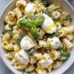 Lemon Burrata Pasta Salad
