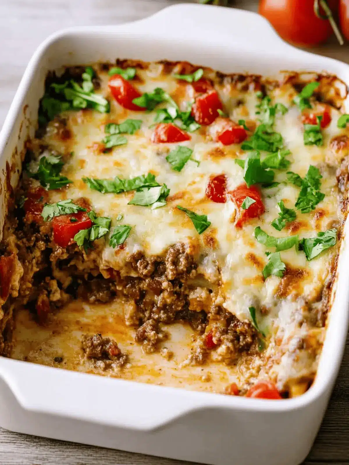 Keto Philly Cheesesteak Casserole