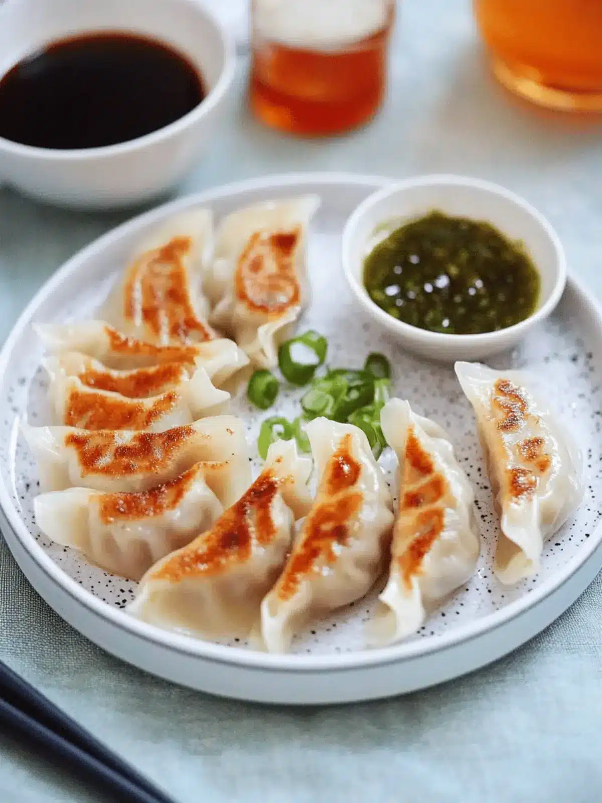Pork and Shiitake Gyoza